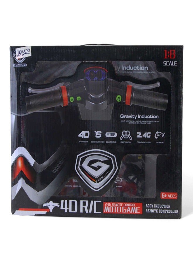 دراجة الجاذبية 4D 1:8 مع ريموت تحكم - A9 - Image 1