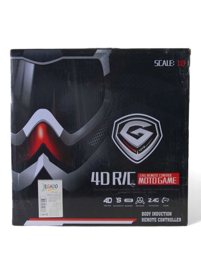 دراجة الجاذبية 4D 1:8 مع ريموت تحكم - A9 - Image 2