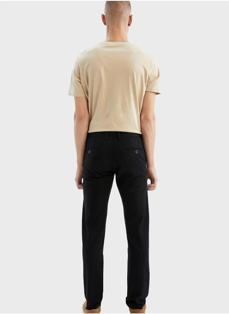 DeFacto Essential Slim Fit Trousers