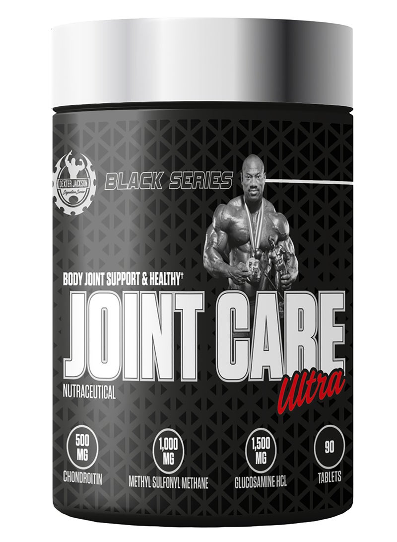 DEXTER JACKSON Black Series Joint Support 90 Tablets - Advanced Joint Health Formula (90 Tablets, 30 Servings) - Image 1