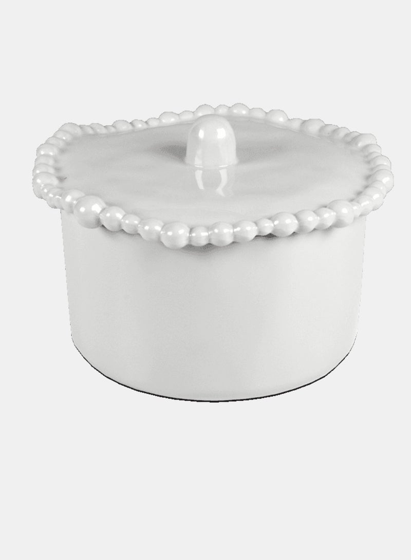 Baci Milano Biscuit Jar Mini - White - Image 1