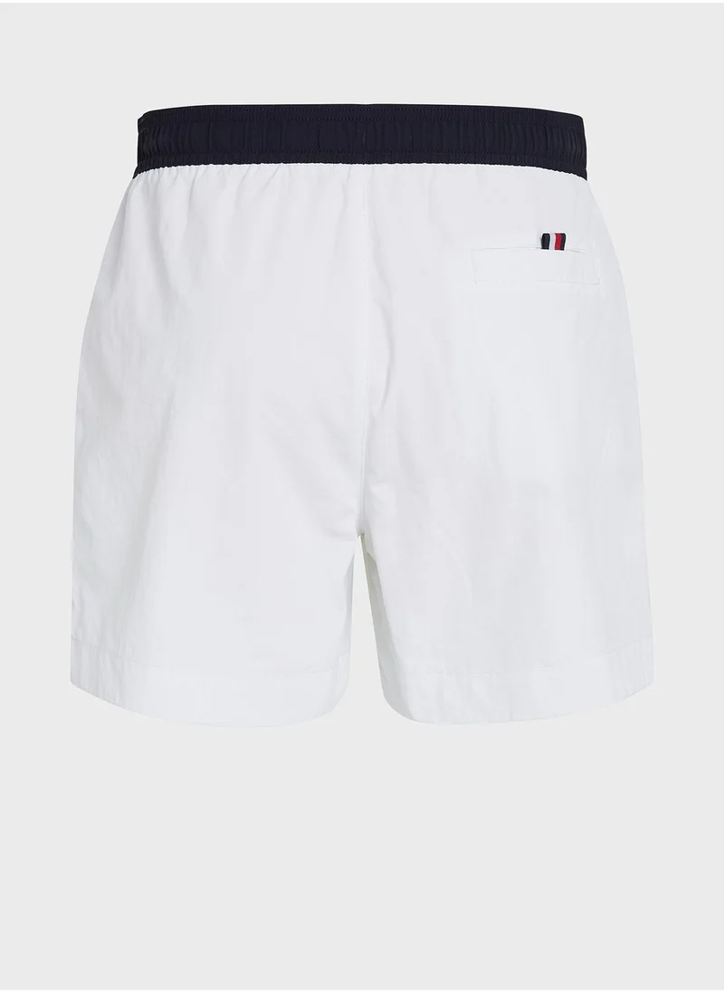 TOMMY HILFIGER Logo Drawstring Swim Shorts