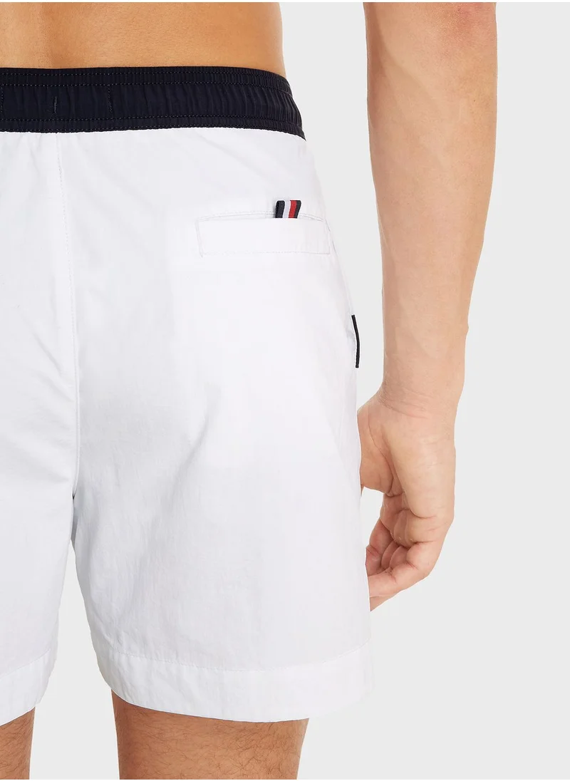 TOMMY HILFIGER Logo Drawstring Swim Shorts