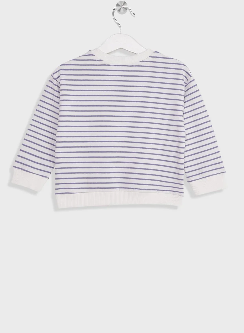 MANGO Infant Striped Sweatshirt