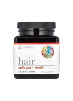 Youtheory, Hair, Collagen + Keratin, 120 Mini Tablets - pzsku/ZB4645E83408C52C9DE08Z/45/_/1710679288/2c470a0b-9152-4622-83af-0c3e152e69cb