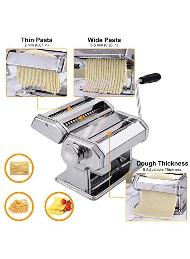 Stainless Steel Noodles Pasta Maker - Silver  - Image 3