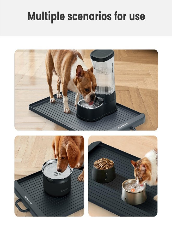 Gardner Pet Silicone Cat & Dog Food Water Mat for Floors Waterproof Anti-Slip Dog Bowl Large Mats for Food and Water to Prevent Spills - Image 5