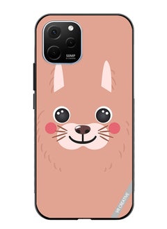 VR CREATIVE Protective Case Cover For Huawei Enjoy 50z Lama Cartoon Face Design Multicolour  - Image 1