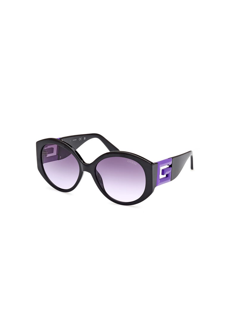 GUESS Women's UV Protection Round Sunglasses - GU791783Z56 - Lens Size: 56 Mm  - Image 1
