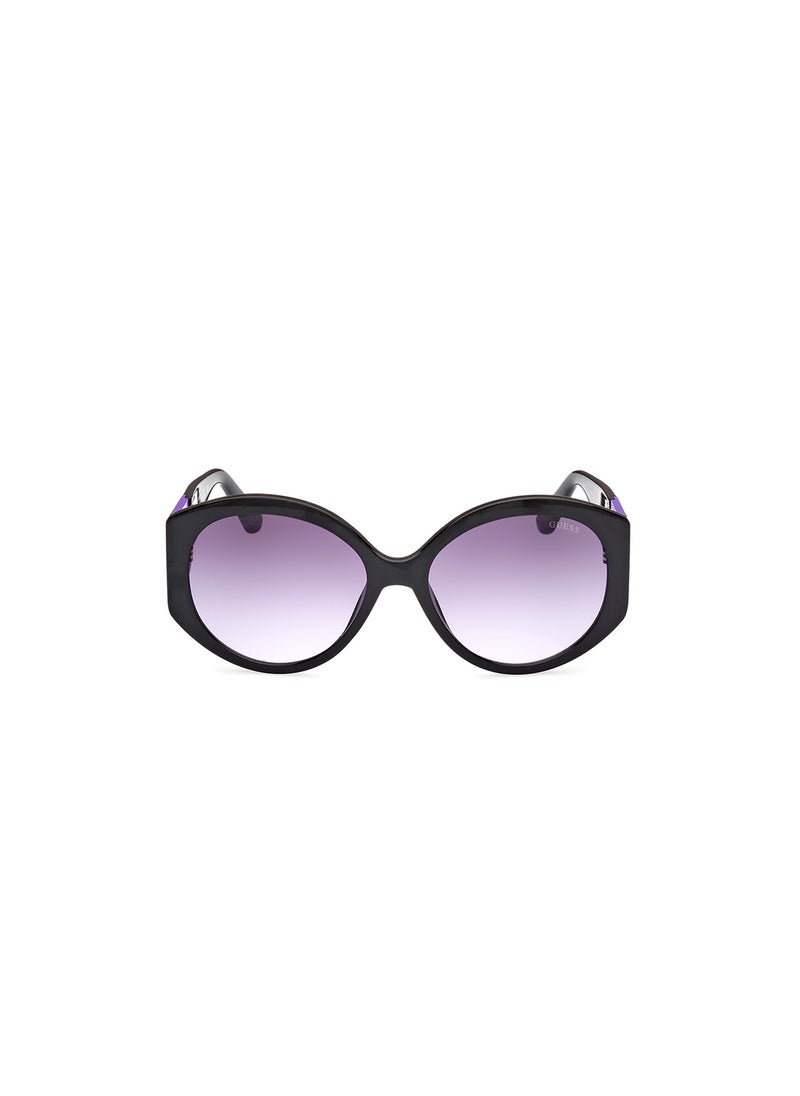 GUESS Women's UV Protection Round Sunglasses - GU791783Z56 - Lens Size: 56 Mm  - Image 2