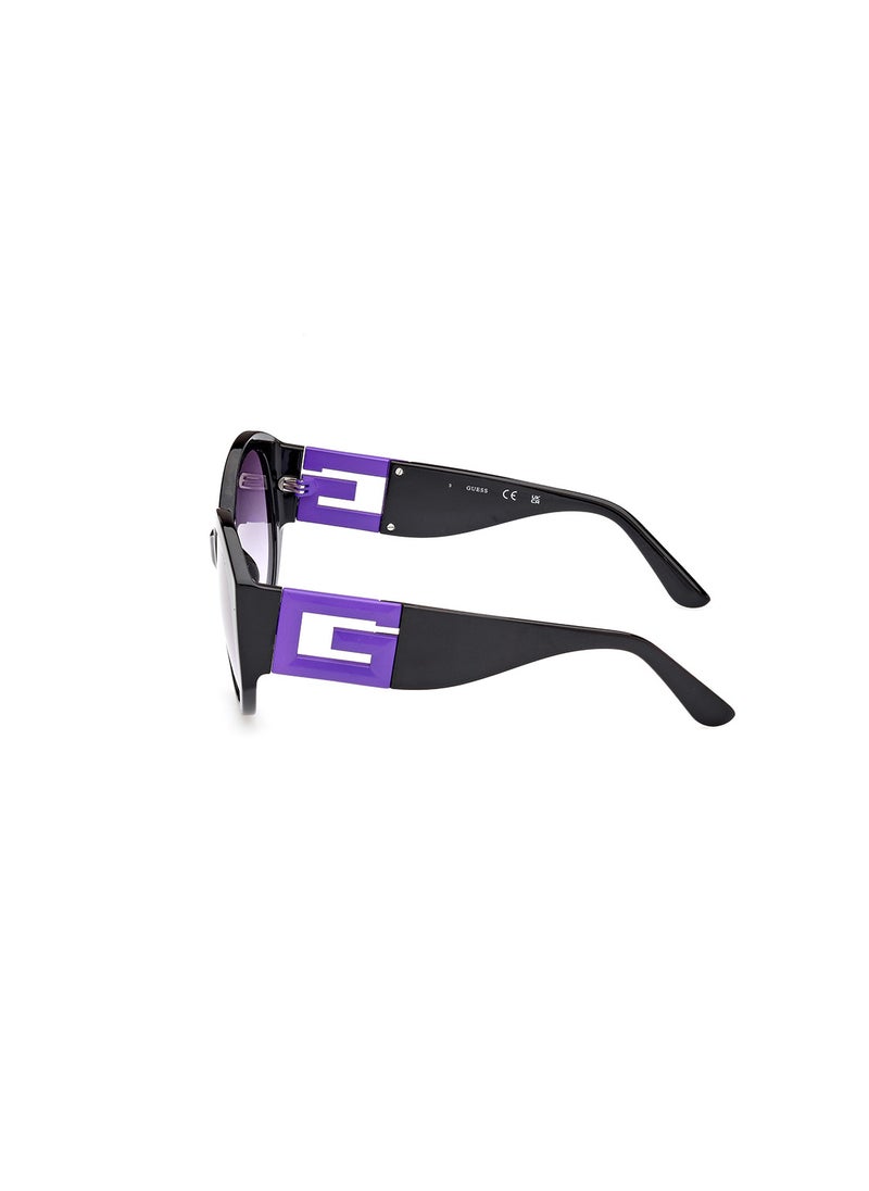 GUESS Women's UV Protection Round Sunglasses - GU791783Z56 - Lens Size: 56 Mm  - Image 3