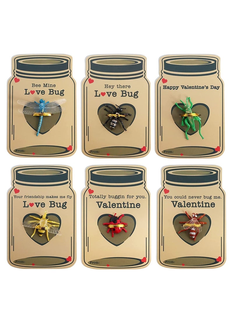 SYOSI Kids Day Cards 30 Pack Day Cards for Kids School Classroom Day Gifts for kids Bug Toy for Boys Girls Kids Exchange Gift Card for Party Favors - Image 4