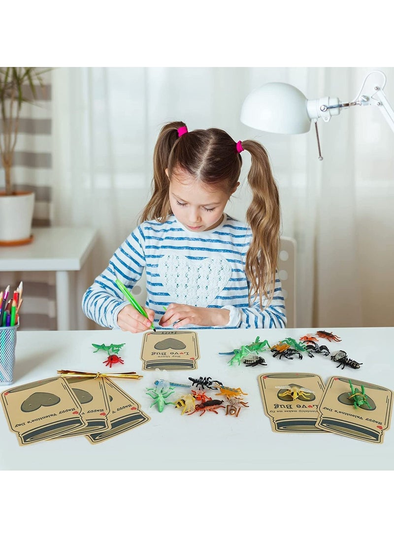 SYOSI Kids Day Cards 30 Pack Day Cards for Kids School Classroom Day Gifts for kids Bug Toy for Boys Girls Kids Exchange Gift Card for Party Favors - Image 3