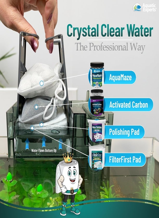 Aquatic Experts Aquarium Filter Floss for Fish Tank Filters - FilterFirst Aquarium Filter Pad - Media Roll for Crystal Clear Water, 3/4" - 1" Thick (18 Inch Wide, 72 Inch Long) - Image 5