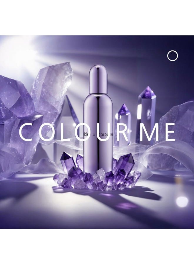 Colour Me Violet by Milton-Lloyd - Perfume for Women - Amber Floral Vanilla Scent - Opens with Citrus, Blackcurrant, and Orange Flower - Blended with Cedar - For Sweet Ladies - 3.4 oz EDP Spray - Image 5