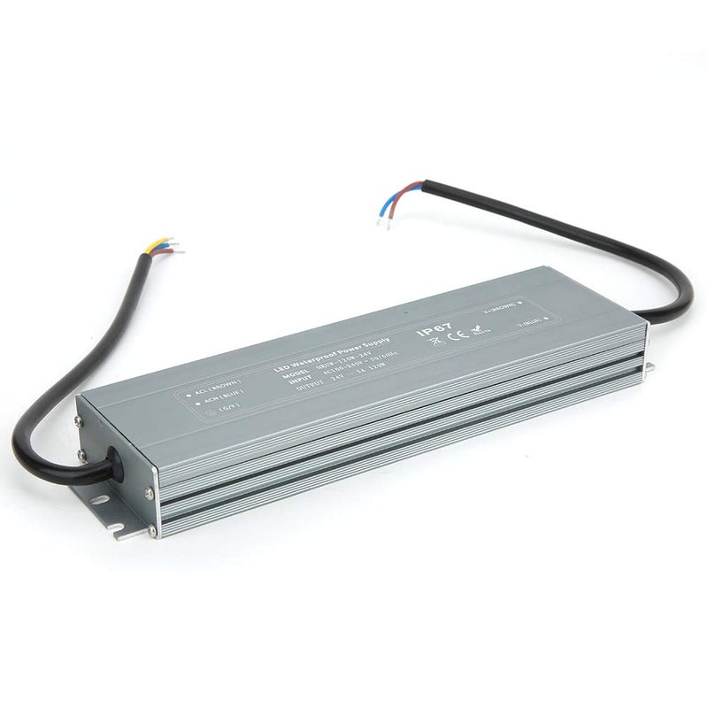 Ultra Thin IP67 Waterproof LED Driver 120W 24V 5A Rust Anodized Power Supply for Outdoor Use - Image 3