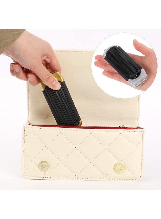Sliverdew Travel Hair Brush With Mini Mirror2 Pcs Folding Hair Brush Collapsable Pocket Size Brush Mini Travel Brush Massage Comb Compact Hair Brushes Hair Styling Tools For Gym Trip Purse Swimming - Image 5
