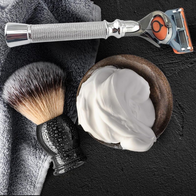 GBS Flex Ball Handle Shaving Razor – All Chrome Long Handle Razor with Flex Pivot Technology & Diamond Knurled Grip for Men’s Precision Shaving - Image 5