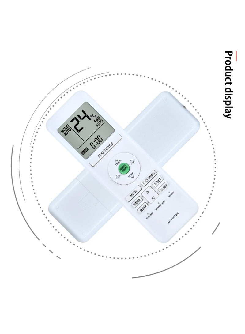 AR--RHA2E Universal Replacement Air Conditioner Remote Control | Compatible with Most AC Units | Easy Setup & User-Friendly Design | Ideal for General Air Conditioning Controllers | Long Range Infrared Signal | Energy Efficient | Portable and Durable