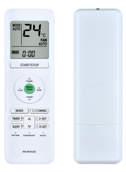 AR--RHA2E Universal Replacement Air Conditioner Remote Control | Compatible with Most AC Units | Easy Setup & User-Friendly Design | Ideal for General Air Conditioning Controllers | Long Range Infrared Signal | Energy Efficient | Portable and Durable