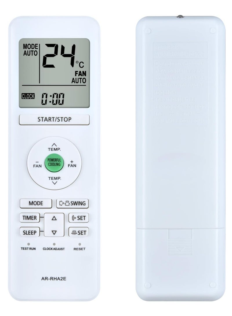 AR--RHA2E Universal Replacement Air Conditioner Remote Control | Compatible with Most AC Units | Easy Setup & User-Friendly Design | Ideal for General Air Conditioning Controllers | Long Range Infrared Signal | Energy Efficient | Portable and Durable