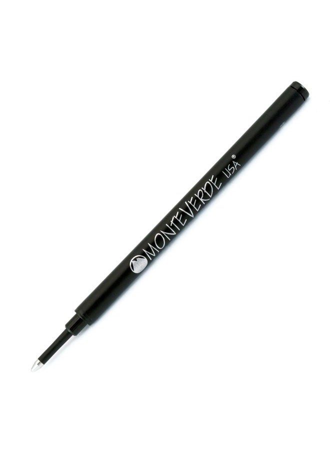 Monteverde عبوة إعادة تعبئة قلم رولر بال سيراميك، أسود، 6 عبوات (G233BK) - Image 1
