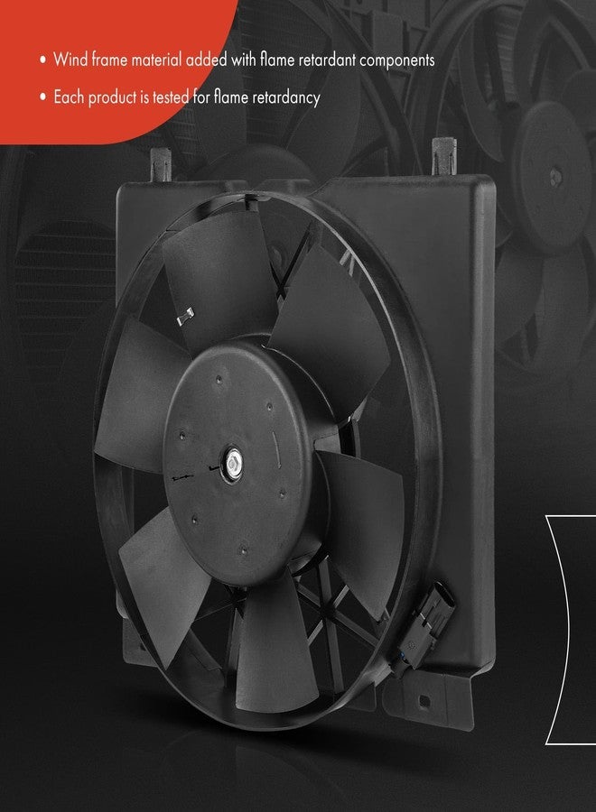 A-Premium Radiator Cooling Fan Assembly Replacement for Jeep Cherokee 1988-1994 Comanche Wagoneer, Sport Utility, 4.0L - Image 3