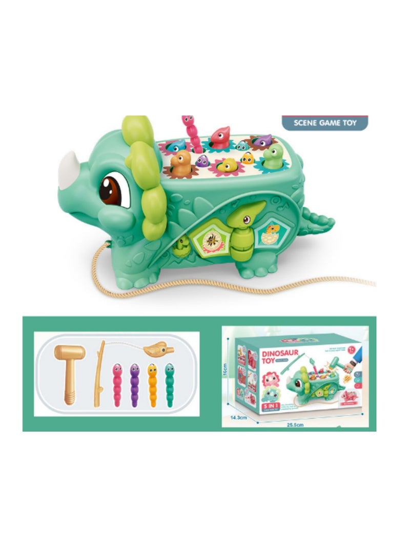 ميكسد مناسبة للأطفال الصغار، ألعاب إيقاعية، ألعاب تعليمية، نموذج ديناصور، ألعاب الهامستر الضاربة، مناسبة كهدايا عيد ميلاد للأولاد والبنات