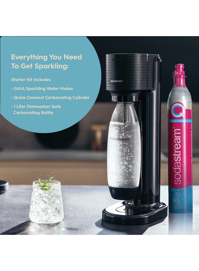 SodaStream صودا ستريم غايا صانع المياه الغازية، أسود - Image 5