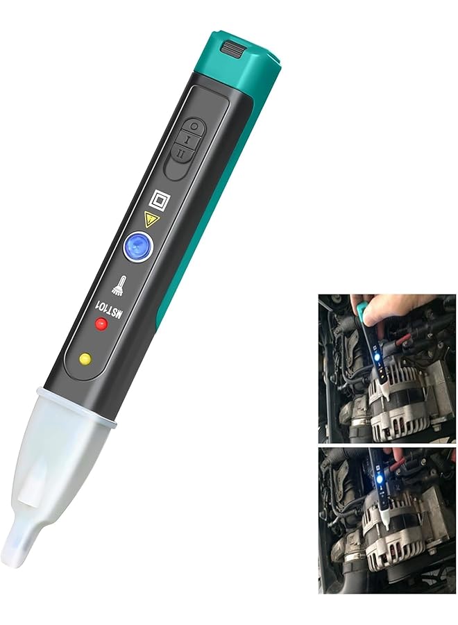 KASTWAVE Ignition Coil Tester Tool, Automotive Electronic Faults Detector, Car Spark Tester And Voltage Tester Pen, Spark Tester Pen With Led Display & Two Batteries - Image 1