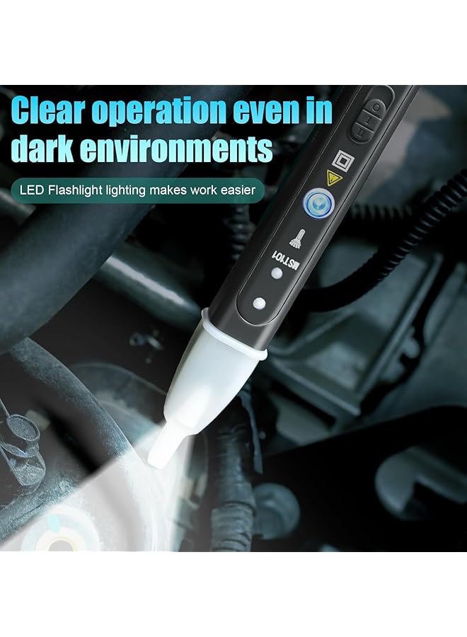 KASTWAVE Ignition Coil Tester Tool, Automotive Electronic Faults Detector, Car Spark Tester And Voltage Tester Pen, Spark Tester Pen With Led Display & Two Batteries - Image 4