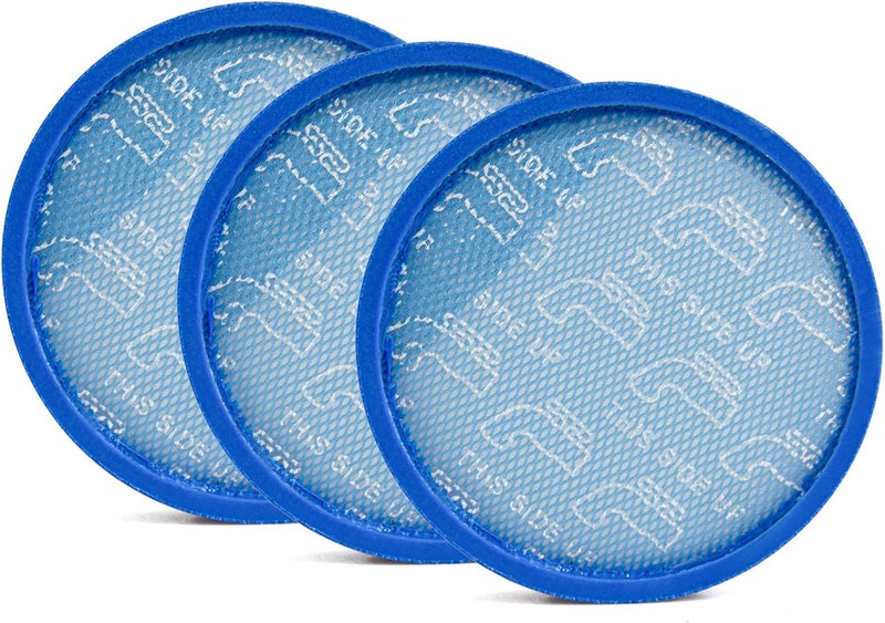 BIHARNT 3 Pack 304087001 Replacement Filters Compatible with Hoover WindTunnel Upright Vacuum Cleaner UH72625,UH71250,UH72630,UH72615,UH71012,UH70605,UH71214,UH70800,UH71105 - Image 1