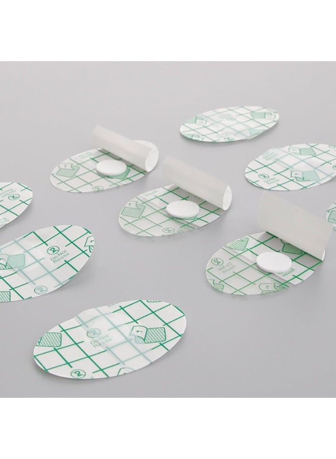 Waterproof ear patches, 20-pack of waterproof cotton ear patches, disposable, ultra-thin shower caps - Image 4