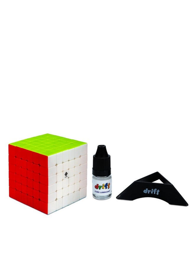 Cubelelo - Cubelelo Drift 6x6 with Cube Lubricant and Stand Combo | High-Performance Speed Cube | Smooth Turning & Durable | Ideal for All Ages | Perfect for Training & Competitive Cubing - Image 1