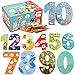 NAODONGLI Wooden Floor Puzzles for KidsMontessori Preschool Educational Learning Number Puzzle Animal Puzzle Matching Games Easter Basket Stuffers Gifts for Boys Girls Ages 3 - Image 2