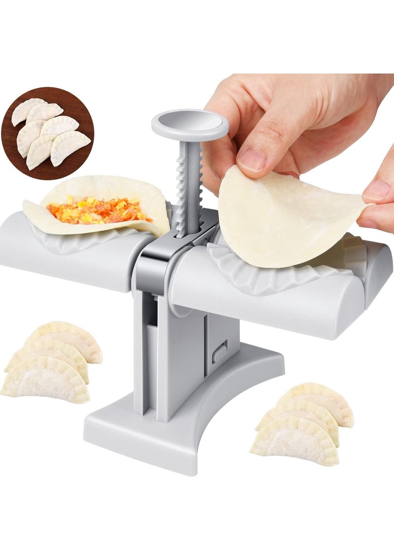 Cool Baby COOLBABY  Household Double Head Automatic Dumpling Maker Mould, Dumpling Press Mold Quick Empanadas Pierogi for Home Kitchen Restaurant  - Image 1
