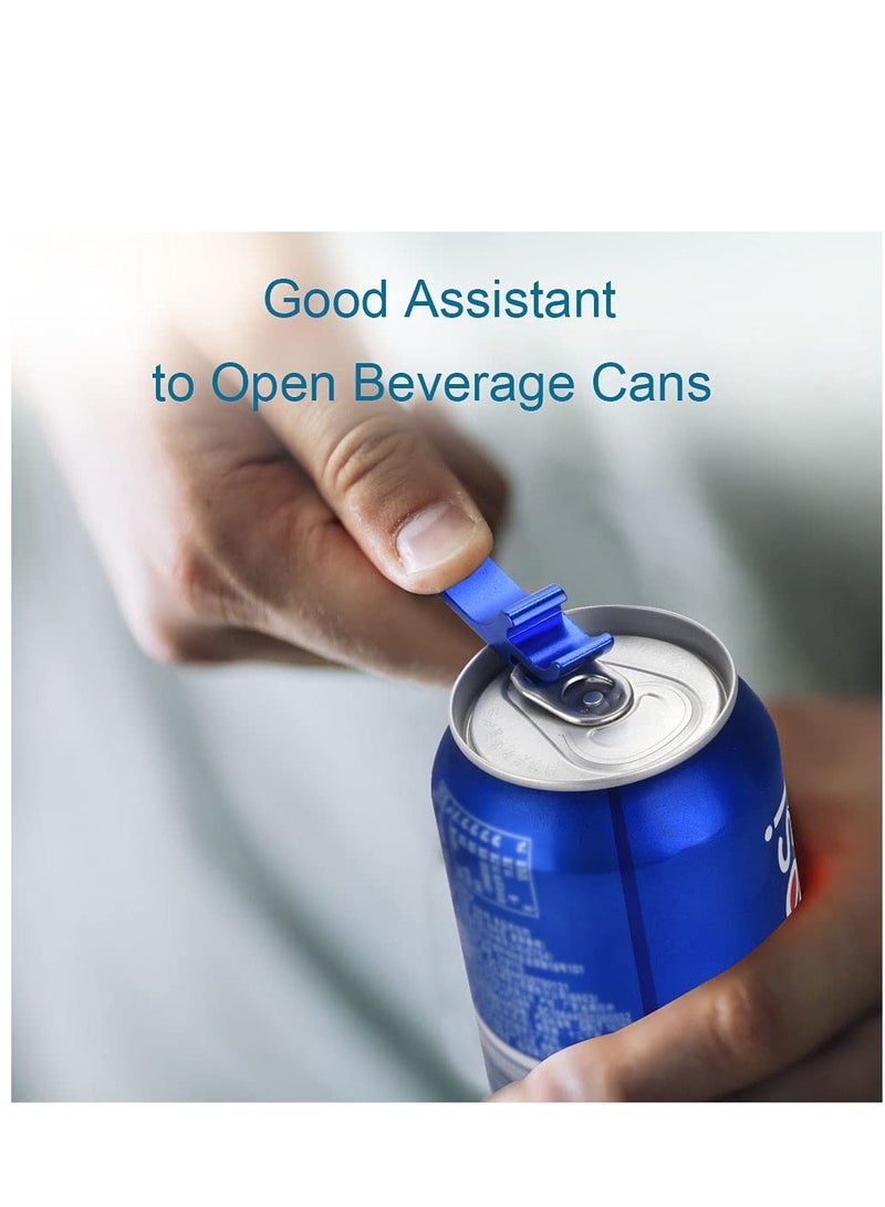 Excefore 6 قطع فتاحات زجاجات ملونة، فتاحة زجاجات معدنية فاخرة مفتاح، فتاحة زجاجات للمشروبات للرجال والنساء، صغيرة وعملية، سهلة الحمل، تفتح أغطية الزجاجات بسهولة - Image 2