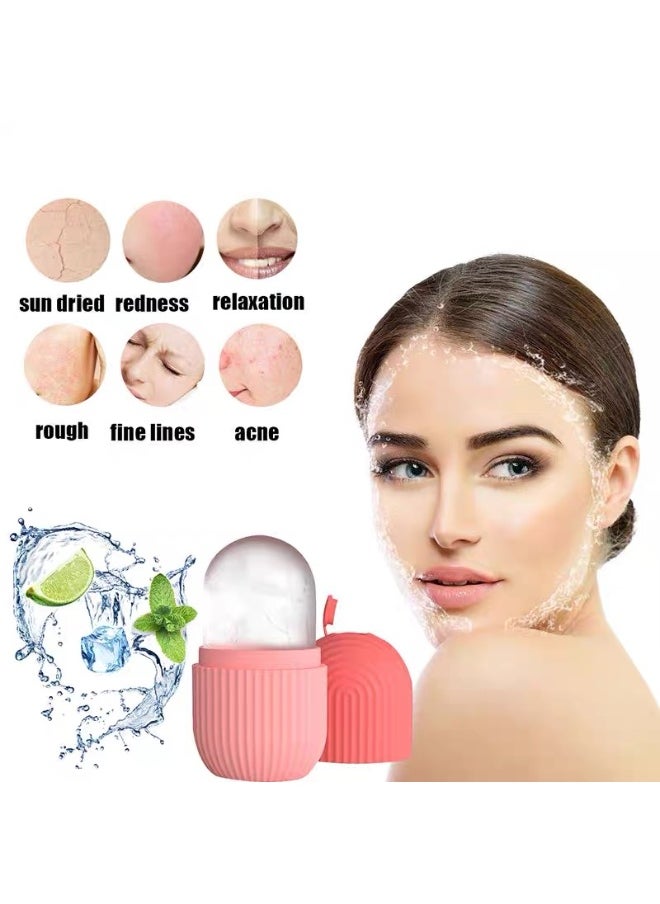 Silicone Ice Roller Ice Cube Tool for Reducing Eye Puffiness, Pores, and Wrinkles for Face and Neck