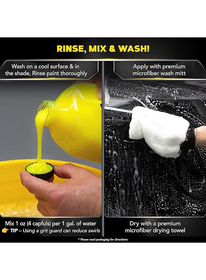 Meguiar's Ultimate Car Wash And Wax 1.4L, G17748, H10.375 - Image 4