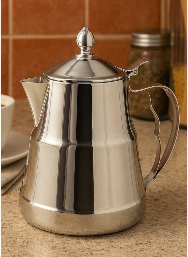 AL-GANNAS High Quality Stainless Steel Milk & Coffee Jug | 1.8L Capacity - Image 1