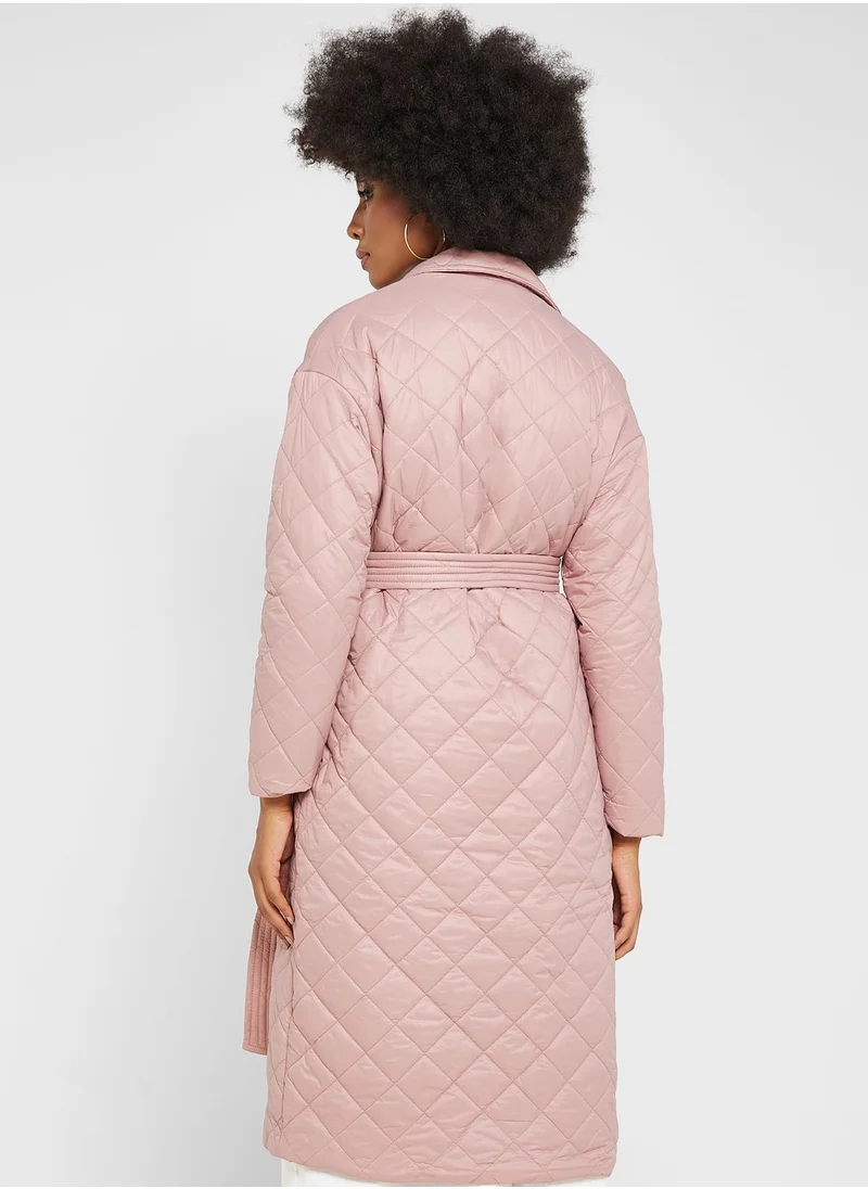 ELLA Belted Padded Coat