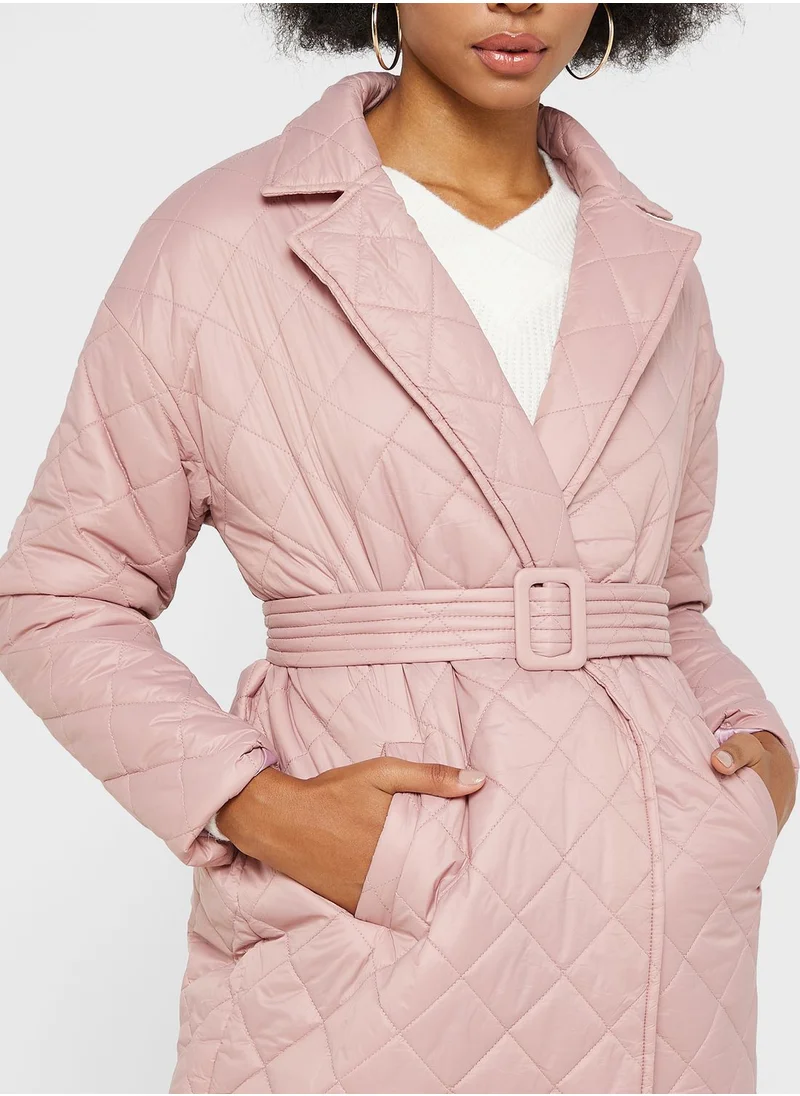 ELLA Belted Padded Coat