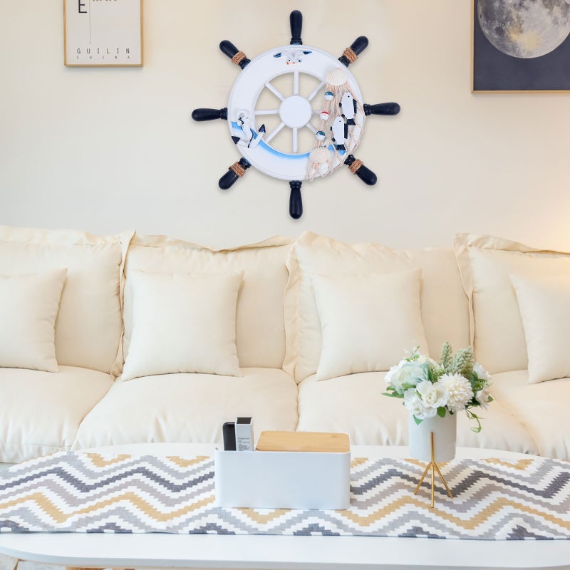Wall Decoration Nautical Ship Wheel Ship Steering Wheel for Decoration - Image 1