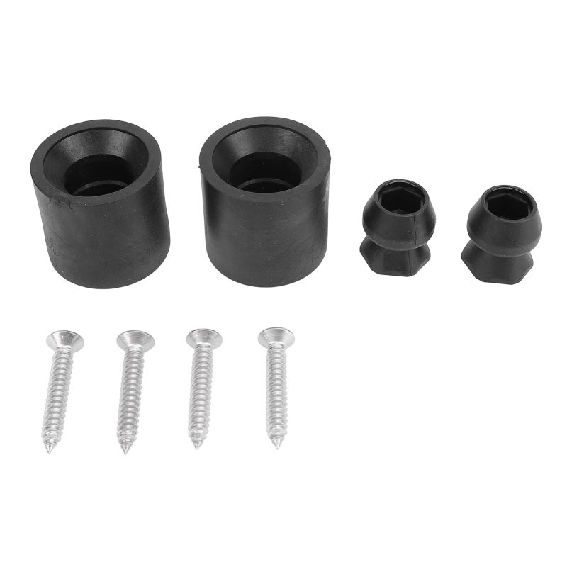 Trailer Ramp Door Bumper Rubber & Plastic Impact Reduction - Multi Functional Door Stop Cone for RV Boat Trailer Accessory Use - Image 1
