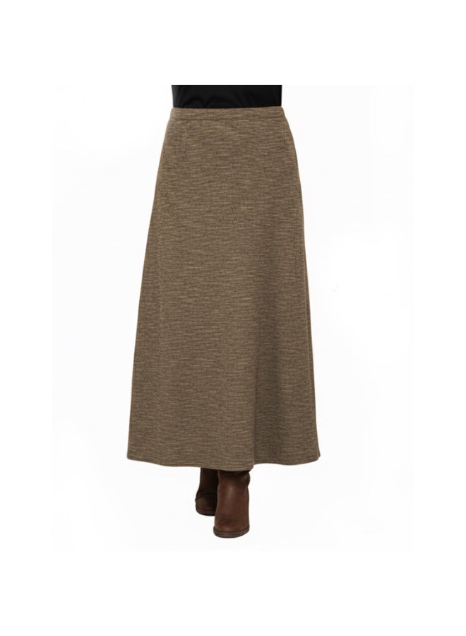Smoky Egypt Tricot Boucle Maxi Circle Skirt-Havan - Image 1