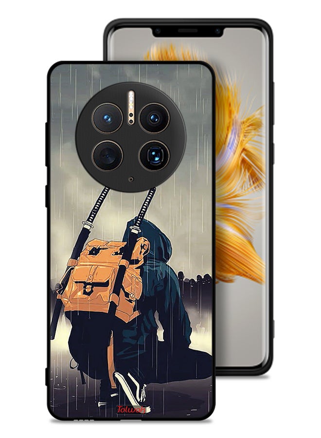 Tolwak Huawei Mate 50 Pro Protective Case Cover Sword Samurai Digital Art - Image 1