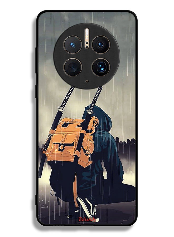Tolwak Huawei Mate 50 Pro Protective Case Cover Sword Samurai Digital Art - Image 2