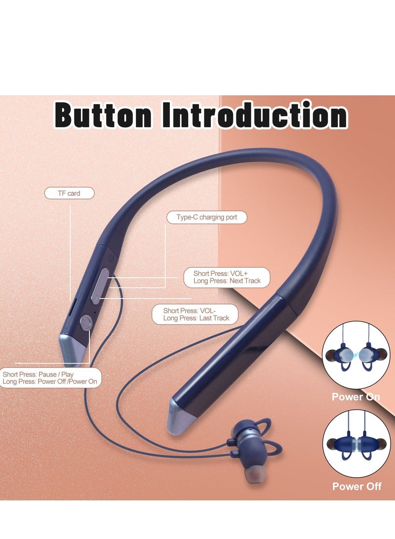 GULFLINK Wireless Neckband Earphone 260mah Blue - Image 4