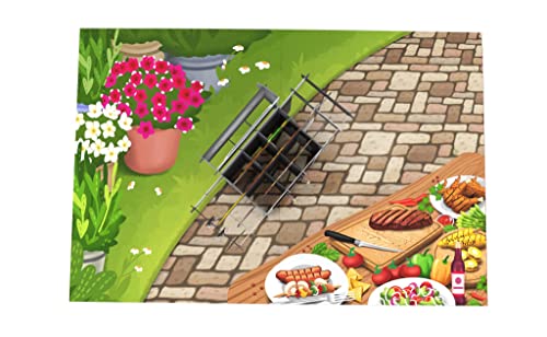 Liif BBQ Grill 3D Greeting Fathers Day Card, Pop Up Fathers Day Card, Birthday Card For DAD, Men, Husband, Brother, Boss, Friendship | With Message Note | Size 8 x 6 Inch - Image 4