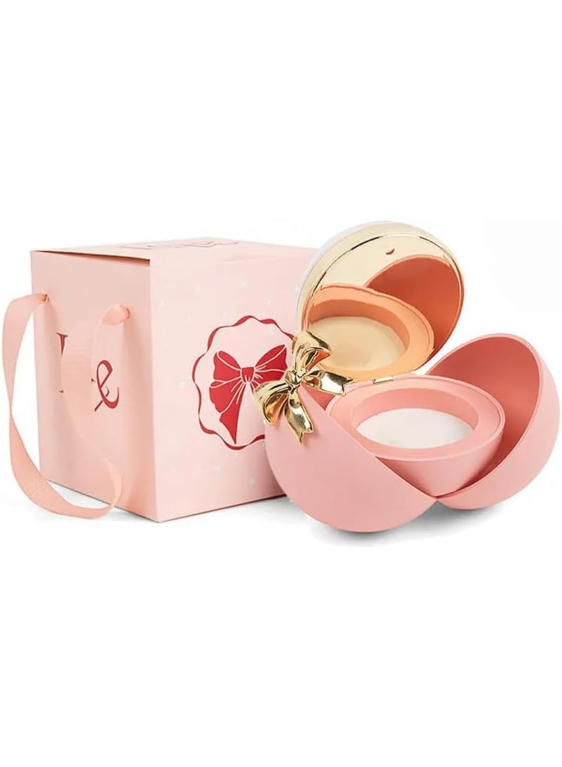YelaJoy Personalized Jewelry Box with Pink Rose Bridesmaid Gifts Jewelry Case Ring Box Birthday Valentines Day Mothers Day Gifts for Women (PINK) - Image 1